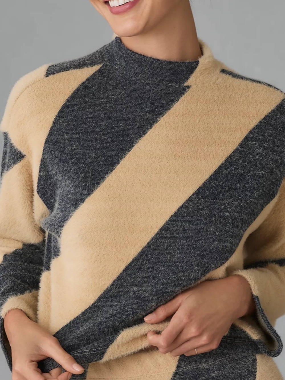 Maeve Mock-Neck Sweater